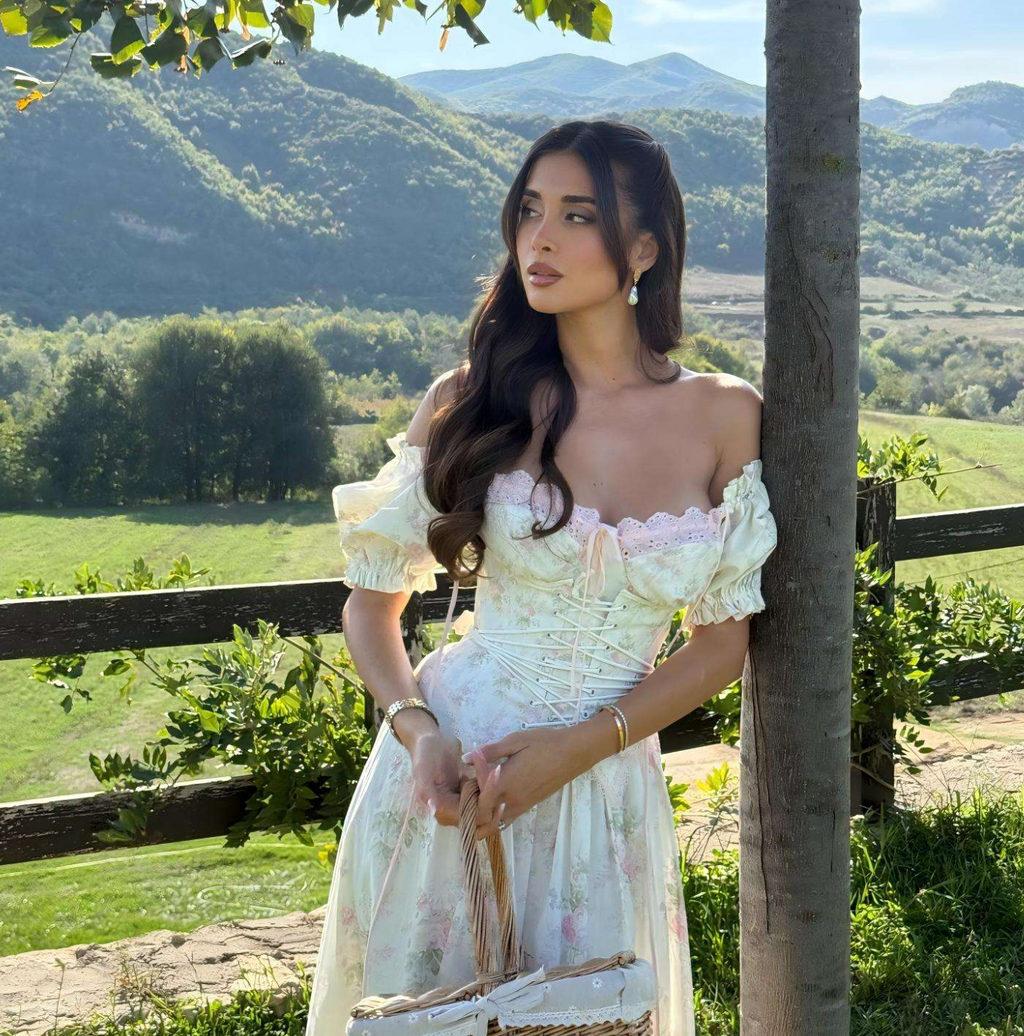 Roséa Lace Off-Shoulder Dress