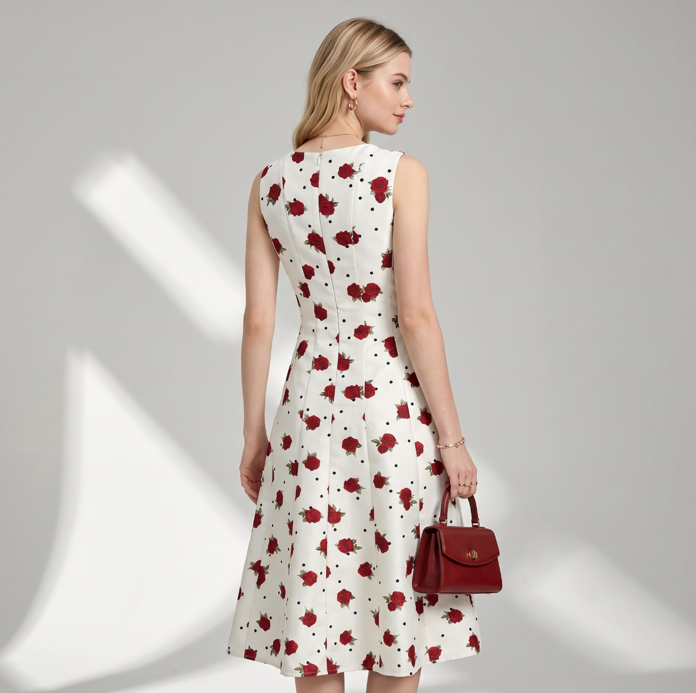Rosavelle Rose Print Maxi Dress