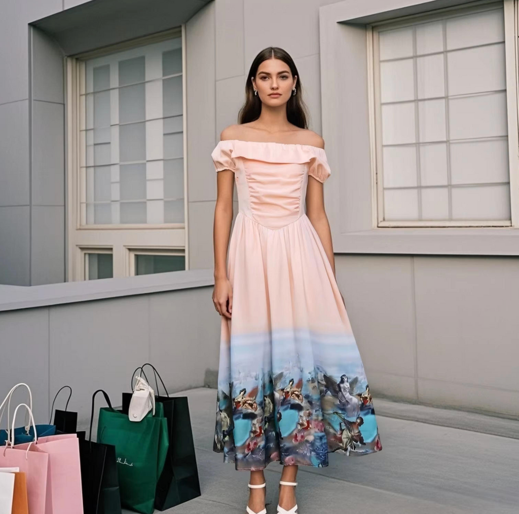 Seraphine Strapless Summer Maxi Dress