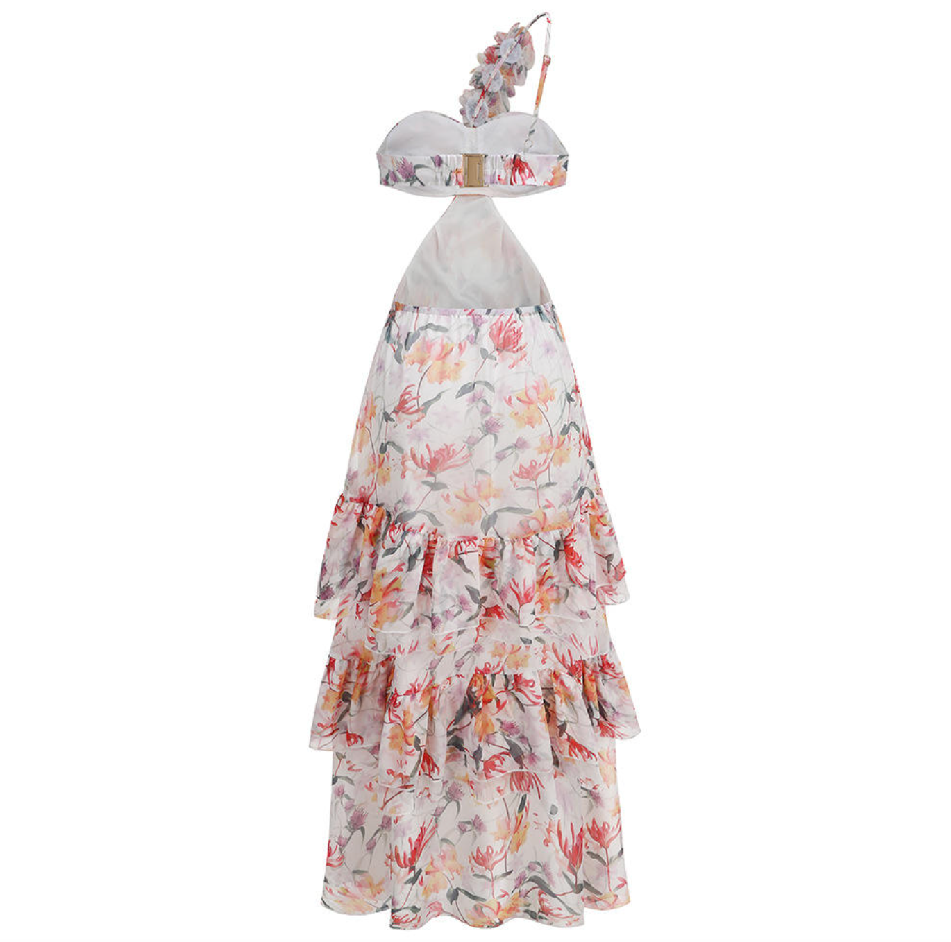 Aurelia Floral One-Shoulder Maxi Dress