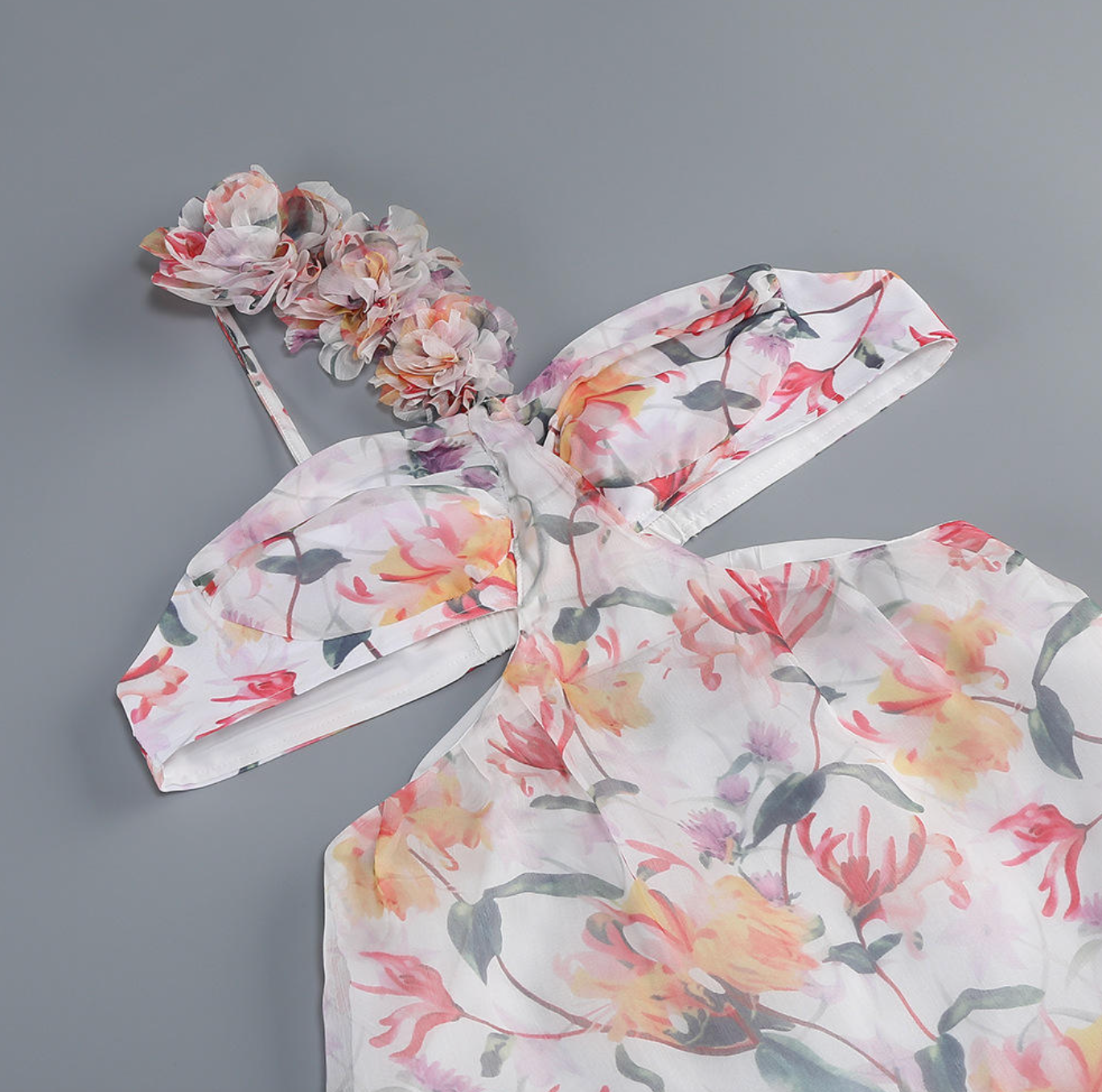 Aurelia Floral One-Shoulder Maxi Dress