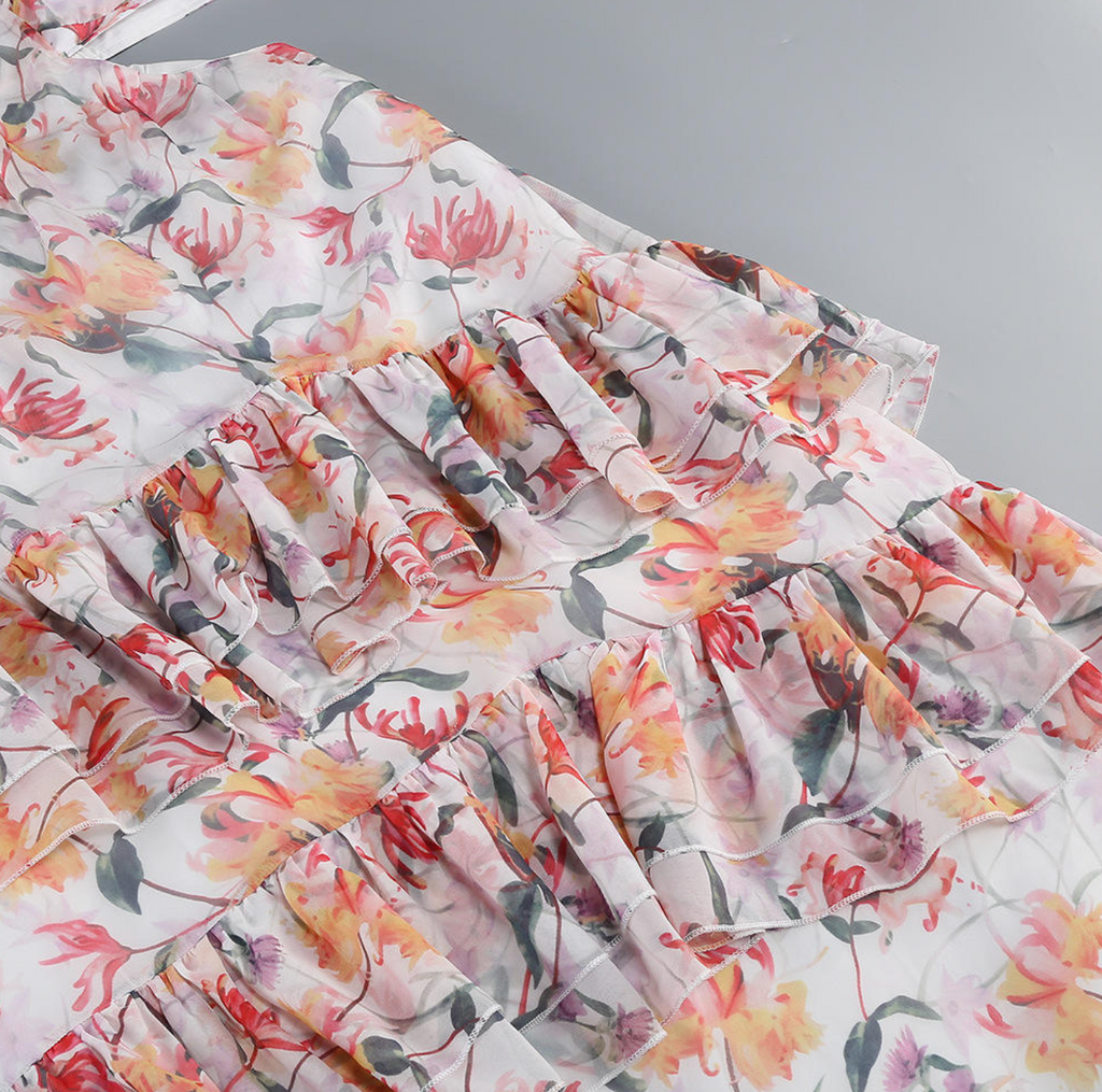 Aurelia Floral One-Shoulder Maxi Dress
